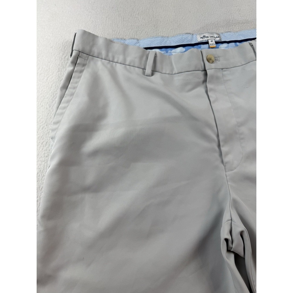 Peter Millar Performance Golf Shorts Mens 40 Gray Casual Summer - Picture 3 of 14